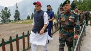 India News | Rajnath Singh Reviews Security Situation Along Border Areas in J-K