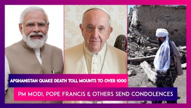 Afghanistan Quake Death Toll Mounts To Over 1000, PM Modi, Pope Francis And Others Send Condolences