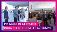 PM Modi Lands in Germany for G7 Meet: Ukraine Crisis, Food Security, Climate Change on Agenda