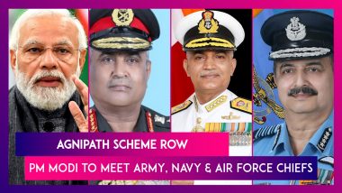 Agnipath Scheme Row: PM Modi To Meet Army, Navy & Air Force Chiefs; Centre Tells SC To Hear Them Before Decision