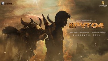 PVT04 First Look: Panja Vaisshnav Tej To Be Seen In A ‘Raw And Stupendous Massy Role’ In His Next; Srikanth N Reddy’s Film To Release On Sankranthi 2023 (Watch Video)