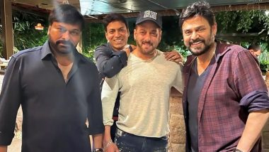 Salman Khan, Chiranjeevi and Venkatesh Daggubati Party Together in Hyderabad; Pic Go Viral