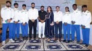 Sports News | Kazakhstan Curling Cup WCT Medal Winners Felicitated in Presence of Yogeshwar Dutt