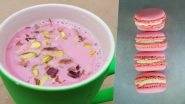 National Pink Day 2022: From Kashmiri Pink Tea to Macarons, 5 Pink Dishes To Try On This Day