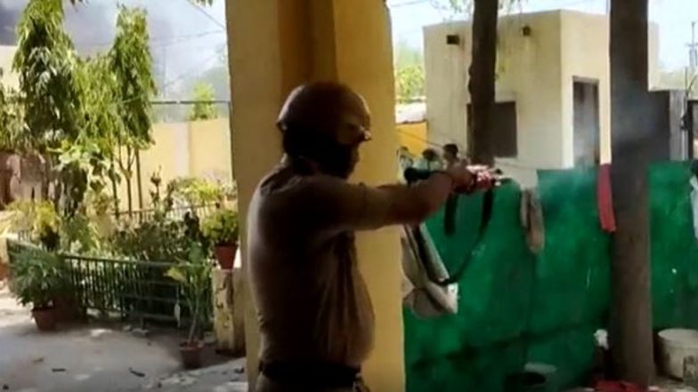 Agnipath Scheme Protest: Haryana Police Fire Shots to Warn Protesters After Stone Pelting (Watch Video)