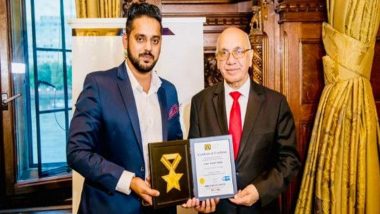 Sumit Yadav, Haryana's Captain, Received Political Analyst of the Year Award in Parliament of UK