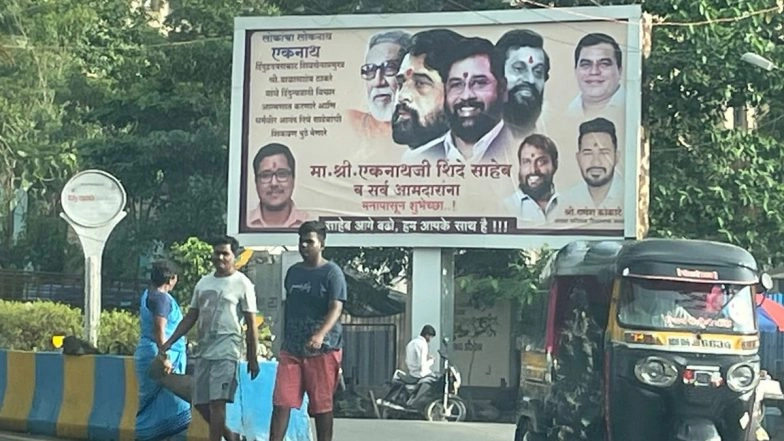 Poster War Breaks Out Between Shiv Sena and Rebel MLAs