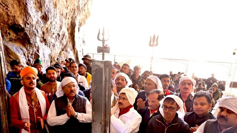 Amarnath Shrine Board Organises ‘Pratham Puja’ at Holy Cave