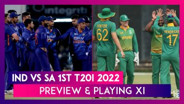 IND vs SA 1st T20I 2022 Preview & Playing XI: Teams Look to Start Afresh After IPL