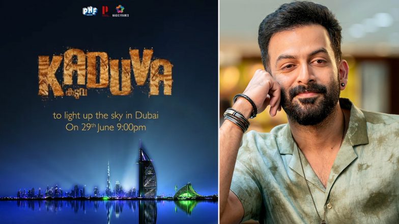 Kaduva: Prithviraj Sukumaran’s Film To Light Up the Dubai Skyline on June 29 at This Time!