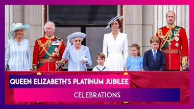 Queen Elizabeth's Platinum Jubilee Celebrations: 70 Aircraft Flypast, March Past, And The Monarch's Balcony Appearance Marks First Day