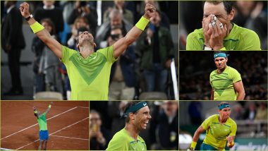 ‘King of Clay’ Rafael Nadal Beats Novak Djokovic in French Open 2022 Quarter-Final Match, Fans Celebrate the Big Win