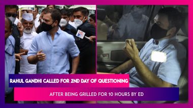 Rahul Gandhi Called For Second Day Of Questioning After Being Grilled For 10 Hours By ED