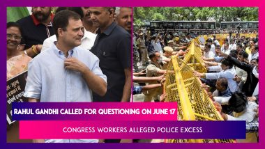Rahul Gandhi Called For Questioning On June 17, Congress Workers Alleged Police Excess