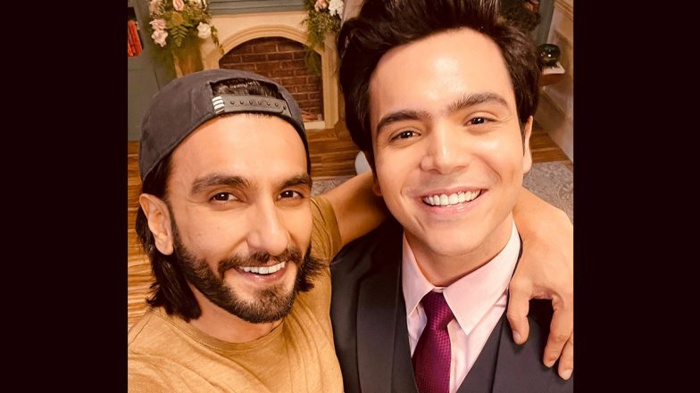 Raj Anadkat aka TMKOC’s Tapu Can’t Keep Calm As He Shoots Special Project With ‘Legend’ Ranveer Singh (View Pics)