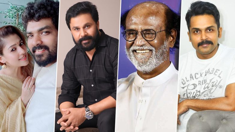 Nayanthara And Vignesh Shivan Marriage: Dileep, Rajinikanth, Karthi – Check Out Pictures Of Celebs At Nayan – Wikki’s Wedding Ceremony!