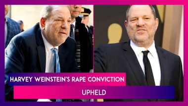 Harvey Weinstein's Rape Conviction Upheld