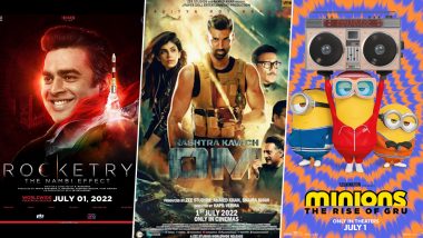 Theatrical Releases of the Week: R Madhavan’s Rocketry The Nambi Effect, Aditya Roy Kapur’s Rashtra Kavach Om, Steve Carell's Minions: The Rise of Gru & More