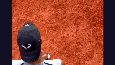 Rafael Nadal Birthday: Roland Garros Grounds Crew Shares Special Message for Spaniard on His Special Day