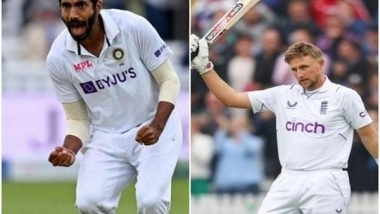 Sports News | ICC Test Rankings: Jasprit Bumrah Rises to Third, Joe Root Becomes Number One Batter