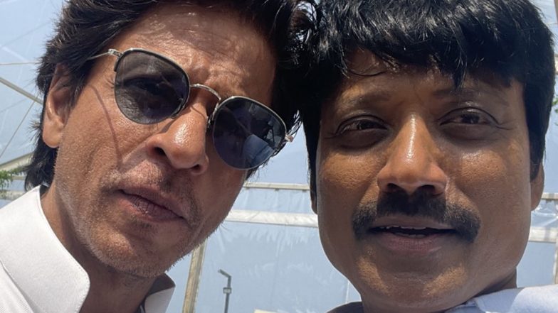 SJ Suryah Meets Shah Rukh Khan! Tamil Star Shares His Fan Moment With SRK at Nayanthara-Vignesh Shivan’s Wedding (View Pic)