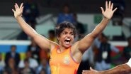 Sakshi Malik at Commonwealth Games 2022, Wrestling Match Live Streaming Online: Know TV Channel & Telecast Details for Women's 62kg Quarterfinal Event at CWG 2022
