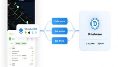 Business News | Telematics Can Now Issue Crypto Token for Driver Engagement, Powered by Damoov