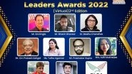 Business News | Bizox Media Network Organised 'Leaders Awards 2022' - Virtual, Felicitated Top Companies & Individuals
