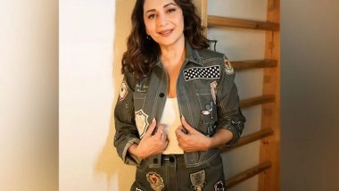 Entertainment News | Madhuri Dixit Slays in All Denim Outfit