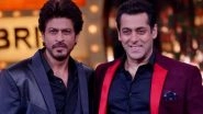 IIFA 2022: Salman Khan Gives a Shoutout to Shah Rukh Khan&rsquo;s Pathaan and Jawan at the Awards Night (Watch Viral Video)