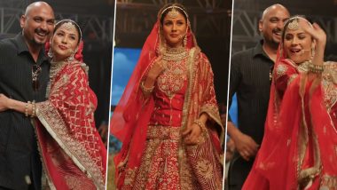 Shehnaaz Gill Turns Into Bride for Her Debut Ramp Walk, Grooves to Sidhu Moose Wala’s Song (Watch Viral Video)