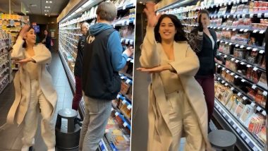 Janhvi Kapoor Is a ‘Bawaal’ While Dancing to Jugjugg Jeeyo’s The Punjaabban Song in Supermarket (Watch Video)