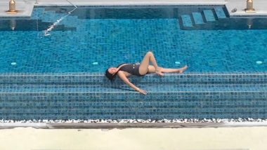 Sushmita Sen Sizzles in Black Monokini, Actress Shares Her Stunning Still From Maldives Getaway