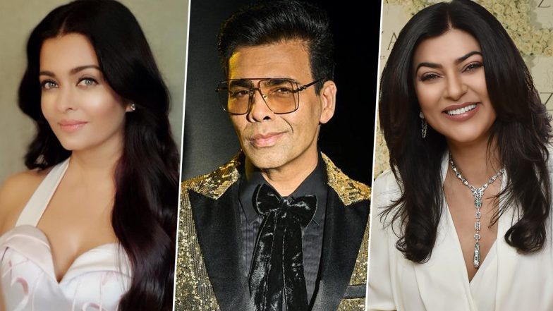 Koffee With Karan Season 7: Karan Johar Refutes Rumours of Aishwarya Rai Bachchan and Sushmita Sen Gracing the Chat Show