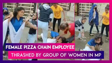 Madhya Pradesh: Female Pizza Chain Employee Thrashed By Group Of Women, Act Caught On Camera