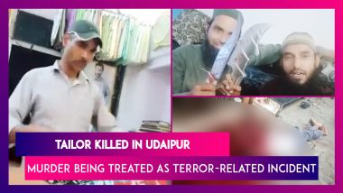 Tailor Killed in Udaipur: Home Ministry Treating It As Terror-Related Incident