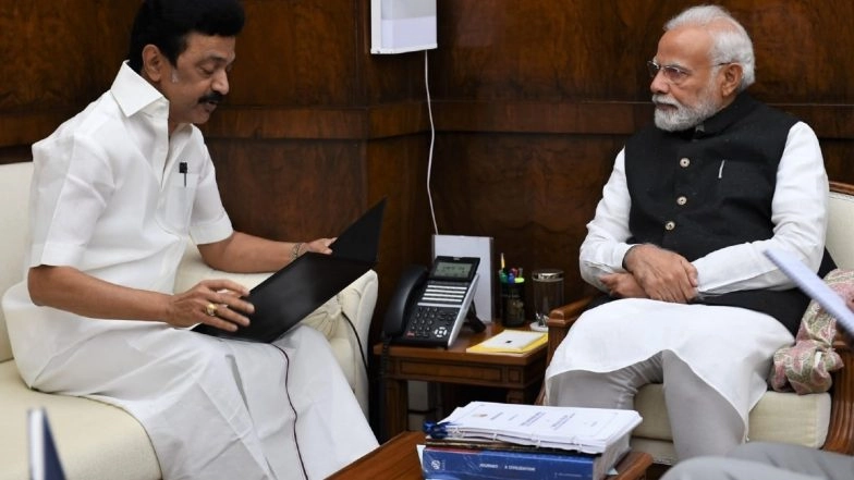 TN CM Stalin Meets PM Modi, Discusses State-Specific Development Issues