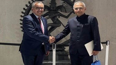 World News | India, WHO Discuss Working Together for Global Health, Traditional Medicine