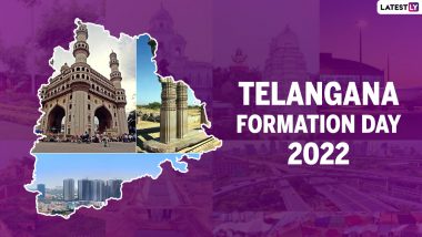 Telangana Formation Day 2022 Messages & Photos: Quotes, HD Wallpapers for Status, SMS, Greetings and Statehood Day SMS for Your Near and Dear Ones