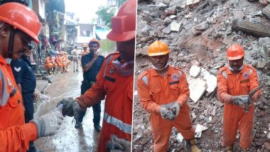Mumbai Building Collapse: Two Pigeons Rescued Alive From the Debris at Kurla Crash Site