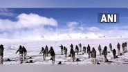 India News | Over 50,000 ITBP Personnel Perform Yoga at 19,000 Feet in Sub-zero Temperature Locations