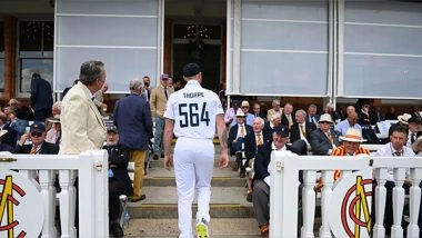 Sports News | Ben Stokes Dons Jersey Bearing Name, Cap Number of Graham Thorpe During Toss Against NZ