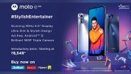 Business News | Moto E32s, the Stylish Entertainer, Goes on Sale Today at a Disruptive Price Starting from Rs. 8,549 Across 60,000+ Retail Stores