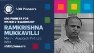 Business News | First Person from India Recognised as a Global Sustainable Development Goal Pioneer for Water Stewardship by UNGC
