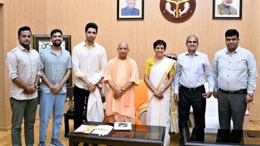 Entertainment News | 'Major' Movie: UP CM Adityanath Presents Mementos to Parents of Adivi Sesh, Major Sandeep Unnikrishnan