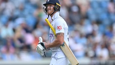 Sports News | England Skipper Ben Stokes Becomes Third Batter to Smash 100 Sixes in Test Cricket