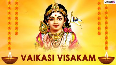 Vaikasi Visakam 2022 Date & Significance: Know About Tamil Festival That Celebrates the Birth of Lord Murugan