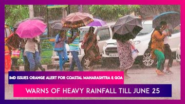 IMD Issues Orange Alert For Coastal Maharashtra & Goa, Warns Of Heavy Rainfall Till June 25