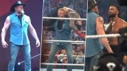 Brock Lesnar Returns to WWE, Beats Up Undisputed Champion Roman Reigns and the Bloodline (Watch Video)