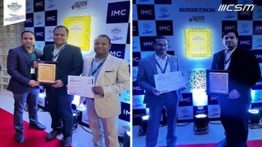 Business News | CSM Tech Wins IMC Awards for Transformation at JSW Mines